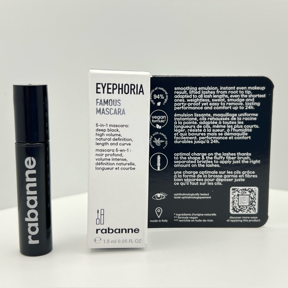 🦋$5 ~ Rabanne Eyephoria Famous Mascara ~ NEW IN BOX